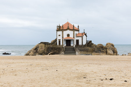 The Chapel on Miramar Beach, Vila Nova de Gaia, Porto, Portugal