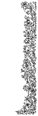 Refined vignette IVのイラスト素材