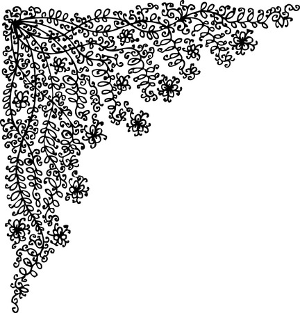 Refined vignette. Eau-forte 73.のイラスト素材