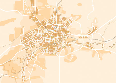 Vector Map of The City. Decorative background Vector illustration EPS-8.のイラスト素材