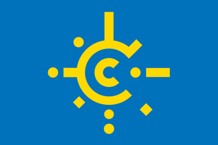 Flag of CEFTA - Central European Free Trade Agreementのイラスト素材