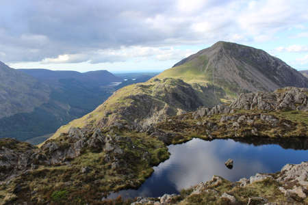 Lakes District Haystacks Hike #19の写真素材