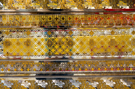 The golden temple wall