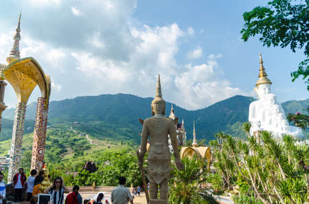 Amazing Phra That Pha Son Kaew Temple, Khao Kho, Phetchabun, Thailandのeditorial素材