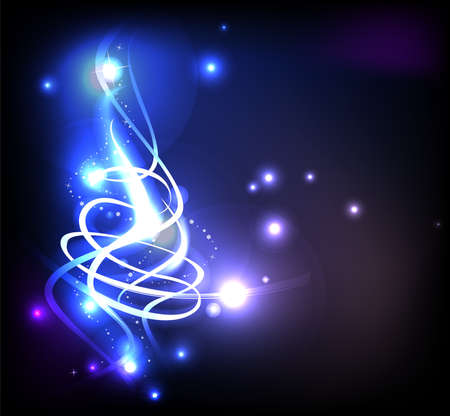 Modern abstract christmas tree, eps 10のイラスト素材