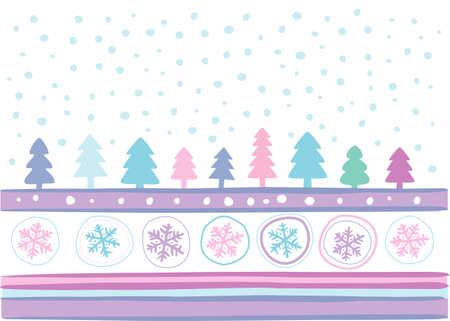 Beautiful winter snow background for banners, backgrounds,  decorations.のイラスト素材