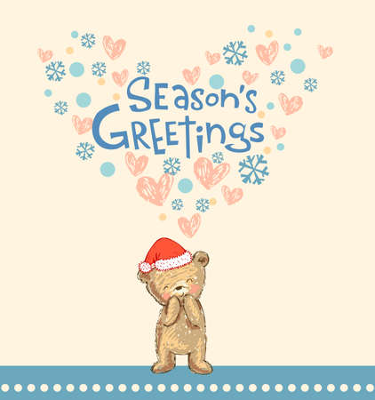 Season\'s greetingsのイラスト素材