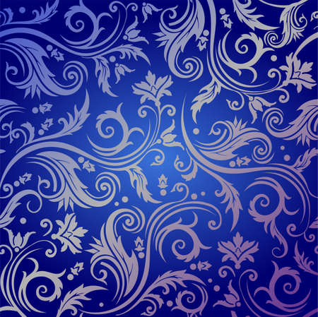 Luxury seamless golden floral wallpaperのイラスト素材