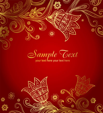 Greeting card for wedding or valentine dayのイラスト素材