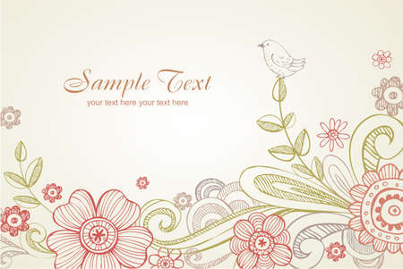 Greeting card for wedding or valentine dayのイラスト素材