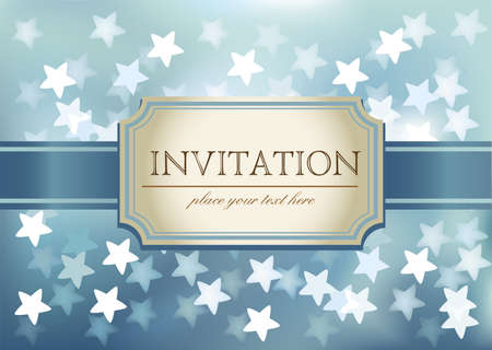 Template frame design for Invitationのイラスト素材
