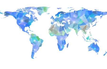 Modern background with Earth mapのイラスト素材