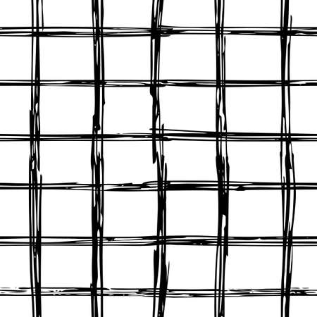 Abstract seamless hand-drawn patternのイラスト素材