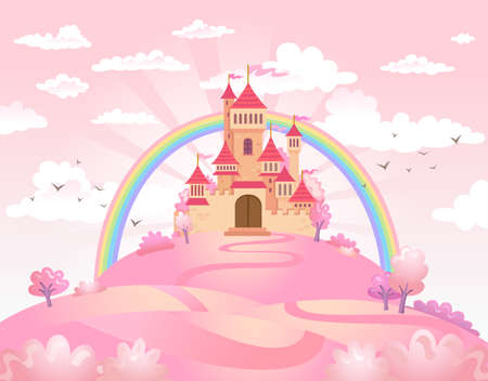 Fairy Tale castle.のイラスト素材