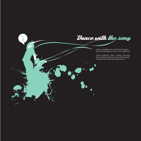 Breakdance movementのイラスト素材