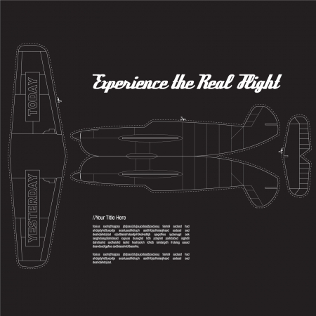 Flight engineer draftのイラスト素材