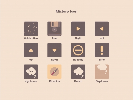 Mixture Icon Set 1のイラスト素材