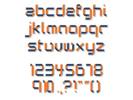 Ribbon Fontのイラスト素材