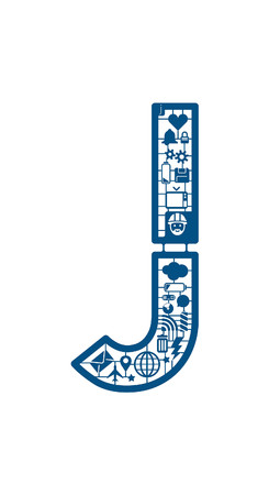 Assemble icon model kit font -Jのイラスト素材