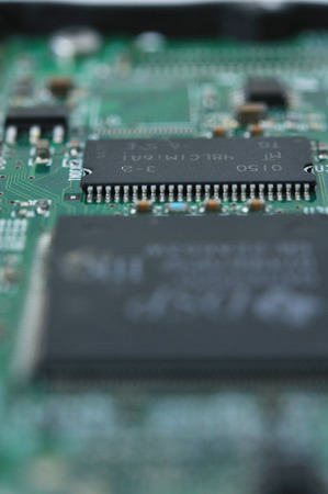 Hard disk Chipの写真素材