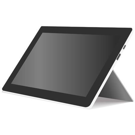 tablet, electrical equipment, vector, illustrationのイラスト素材