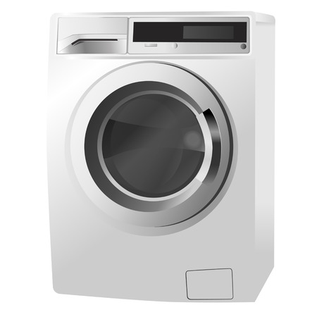 washing machine, electric appliances, Electrical Machine, electrical equipment, vector, illustrationのイラスト素材