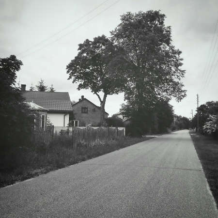 empty streetの写真素材