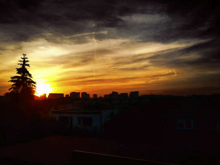 sunsetの写真素材