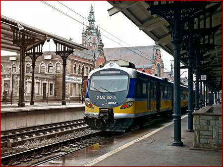 Train in Gdanskのeditorial素材