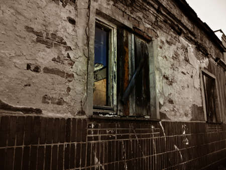 abandoned houseの写真素材