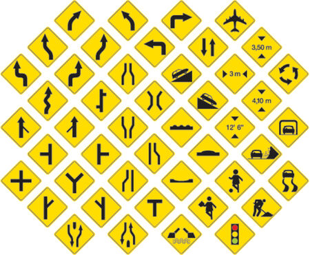 road signs in vector format pack 3のイラスト素材