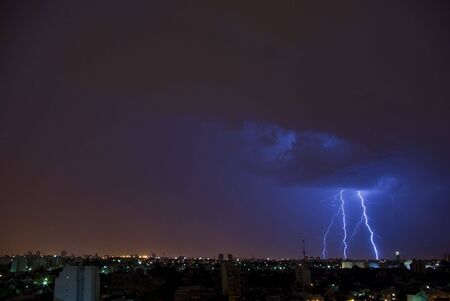 Electrical Storm over the City