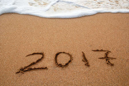 New Year 2017 is coming concept. Happy New Year 2017の写真素材