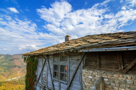 Bulgarian monastery high in the mountainsの写真素材