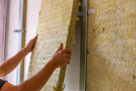 Interior repair, construction and renovation. Metal profiles and fasteners, stone wool insulation.