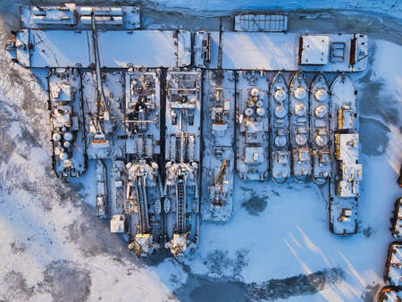Ships fall asleep during winterのeditorial素材
