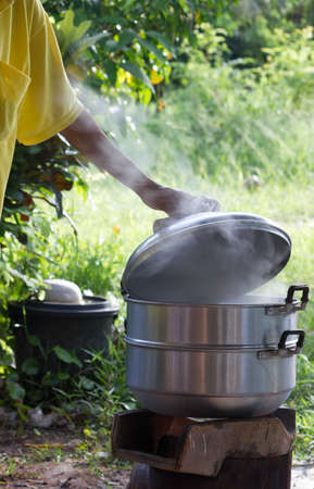 kitchen  steaming  equipment  dessertの写真素材