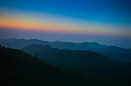 mountain and sky の写真素材