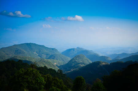 mountain and skyの写真素材