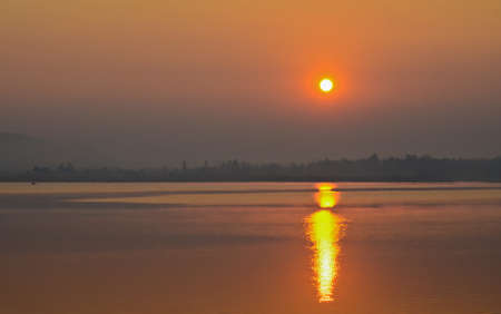 sunrise in thailandの写真素材