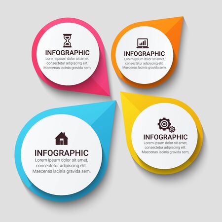 Modern Infographic Options Bannerのイラスト素材