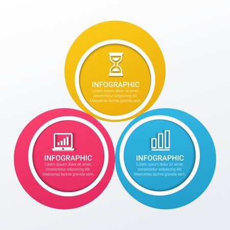 Modern Infographic Options Bannerのイラスト素材