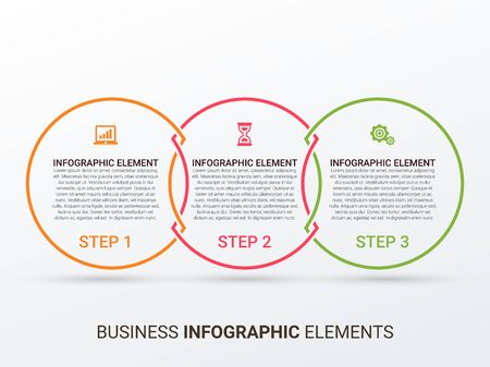 Unique Business Infographicsのイラスト素材