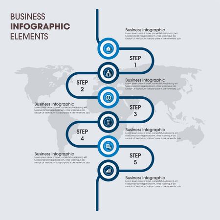 Modern Infographics Templateのイラスト素材