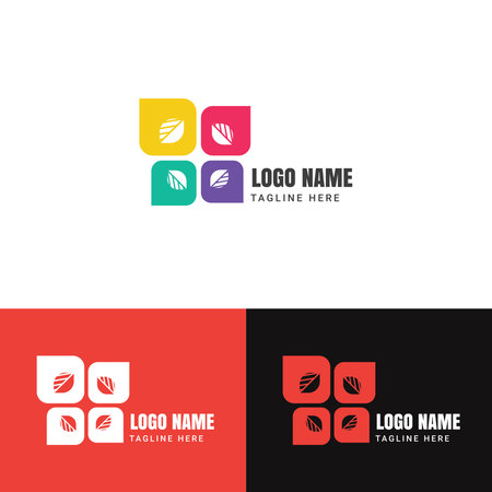 Abstract logo design. Creative vector logo template.のイラスト素材