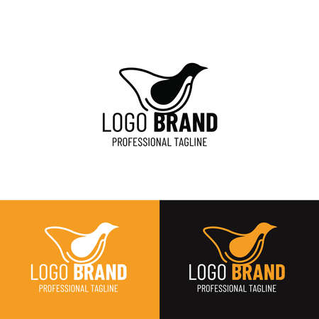 creative Vector image bird logo.のイラスト素材