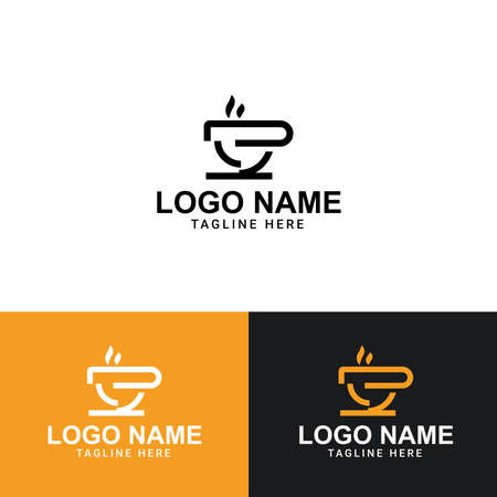 Vector logo chef tera burgers. . Illustration vectorのイラスト素材