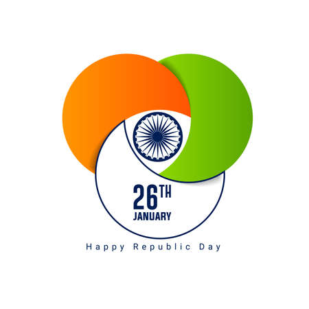 illustration of Republic Day of India.26 Januaryのイラスト素材