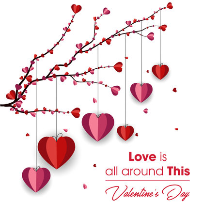 Valentines day sale background. Vector illustration. Wallpaper, flyers, invitation, posters, brochure, voucher,banners.のイラスト素材