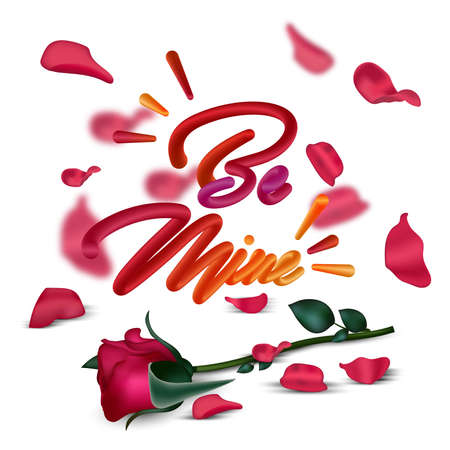 Happy valentines day typography vector design heart shape with a background. Vector illustration.のイラスト素材